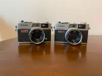 2 - canon canonet QL17  (sold as a pair)