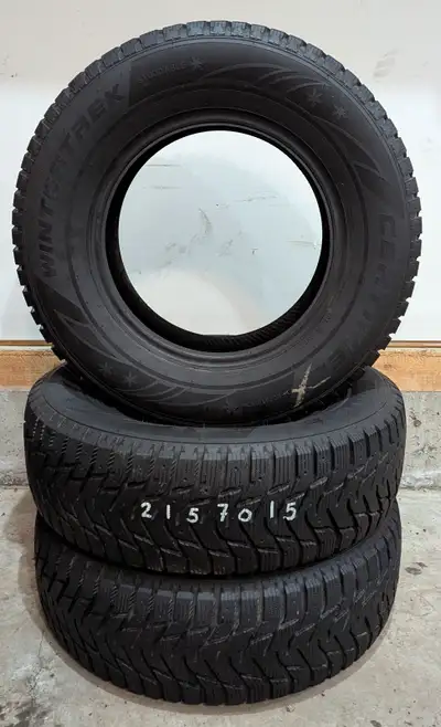 215 70 R15 M+S Certified WinterTrek SET OF 3
