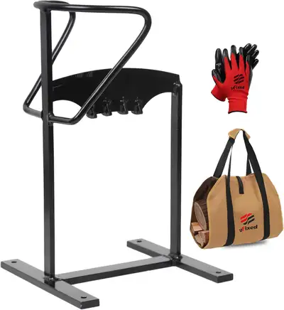 Brand NEW in box. Ufixed Wood Splitter, Manual Wood Cutter with Open Top Ring and Stable Base, No As...