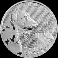 2021 Croatia Dalmatian Dog 1oz Silver coin