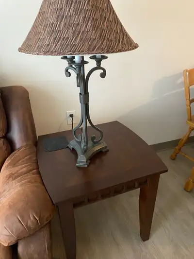 coffee table and 2 end tables, View more