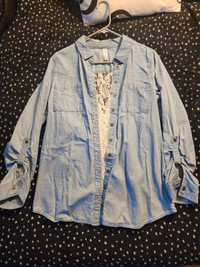 Jean style blouse