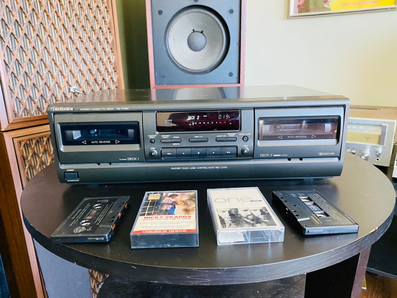 Technics Dual Stereo Cassette Deck Player RSTR180 Stereo Systems