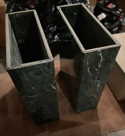 2 Vert MARBLE Pedestals, View more
