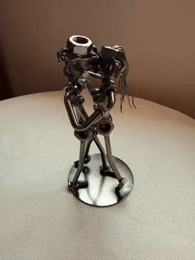 Metal Sculpture of Dancing Couple, View more