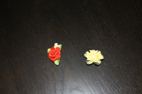 Bone china broaches