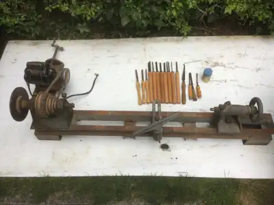 Vintage Wood Lathe - works - $165, View more