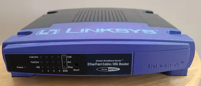 Linksys EtherFast Cable/DSL Router with 4-Port Switch..65729280288129120