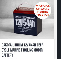 Dakota lithium 54ah brand new battery with factory charger