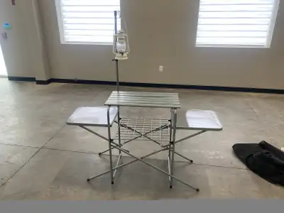 Portable outdoor kitchen set up, View more