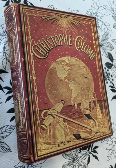 1887, CHRISTOPHE COLOMB. Livre sur sa Vie par le Pape PI IX, View more