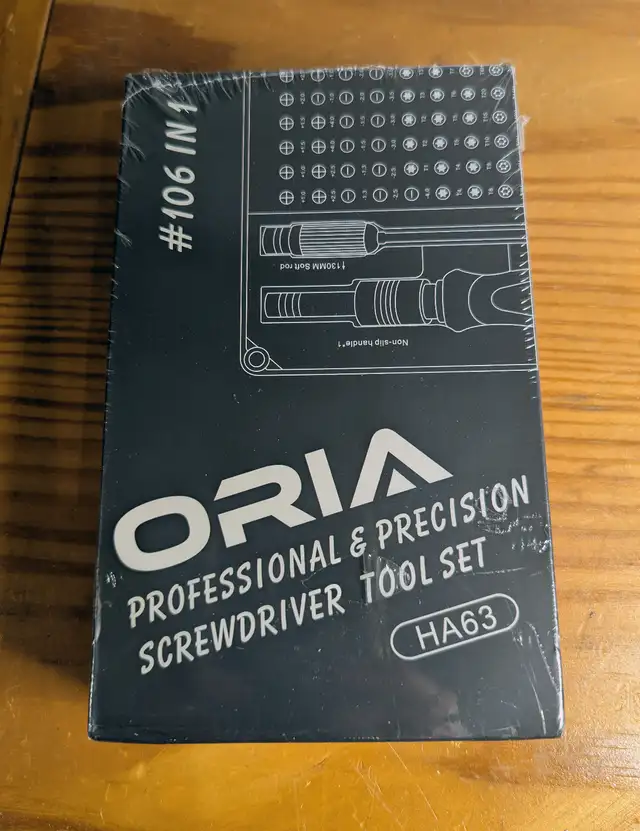 Precision Screwdriver Set ORIA 106 Bits Tools CRV Steel 9 types in Hand Tools in City of Toronto - Image 3