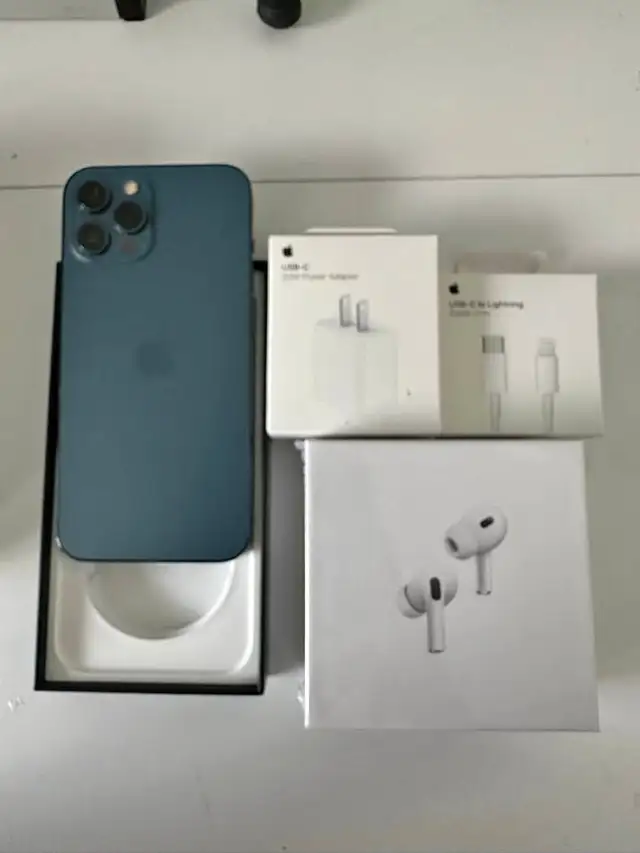 Apple iPhone 12 Pro 256gb + Pro Buds 20W Set & Delivery