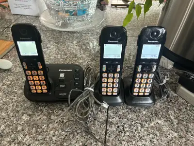 Panasonic Cordless 3 Phone System, View more