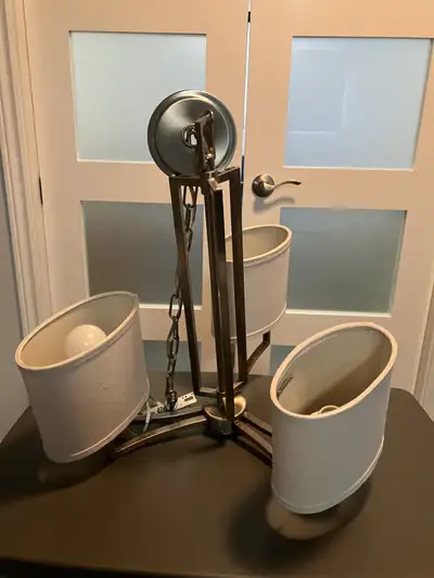 Nuvo Lighting 60/4757 Gemini Brushed Nickel 3  lights Chandelier, View more