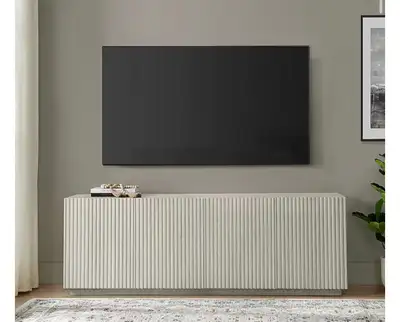 Modern Fluted Media Console, View more