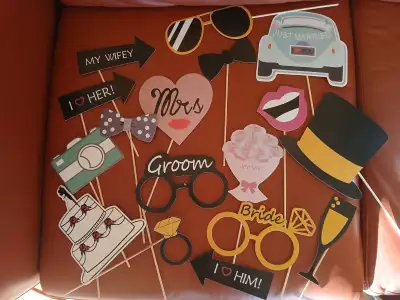 Add a playful touch to your celebration with this fun and stylish set of photo booth props! Ideal fo...