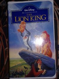 WALT DISNEY LION KING VHS