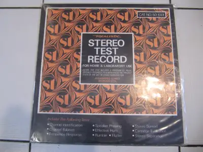 Vintage Realistic Stereo Test Record Like New XCondition Cir1963, View more