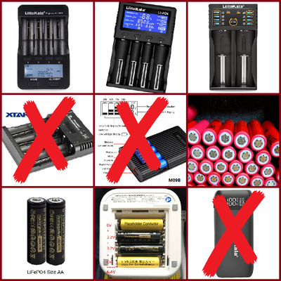 Rechargeable Batteries & NiMH / Li-ion Battery Chargers ($3 up), View more