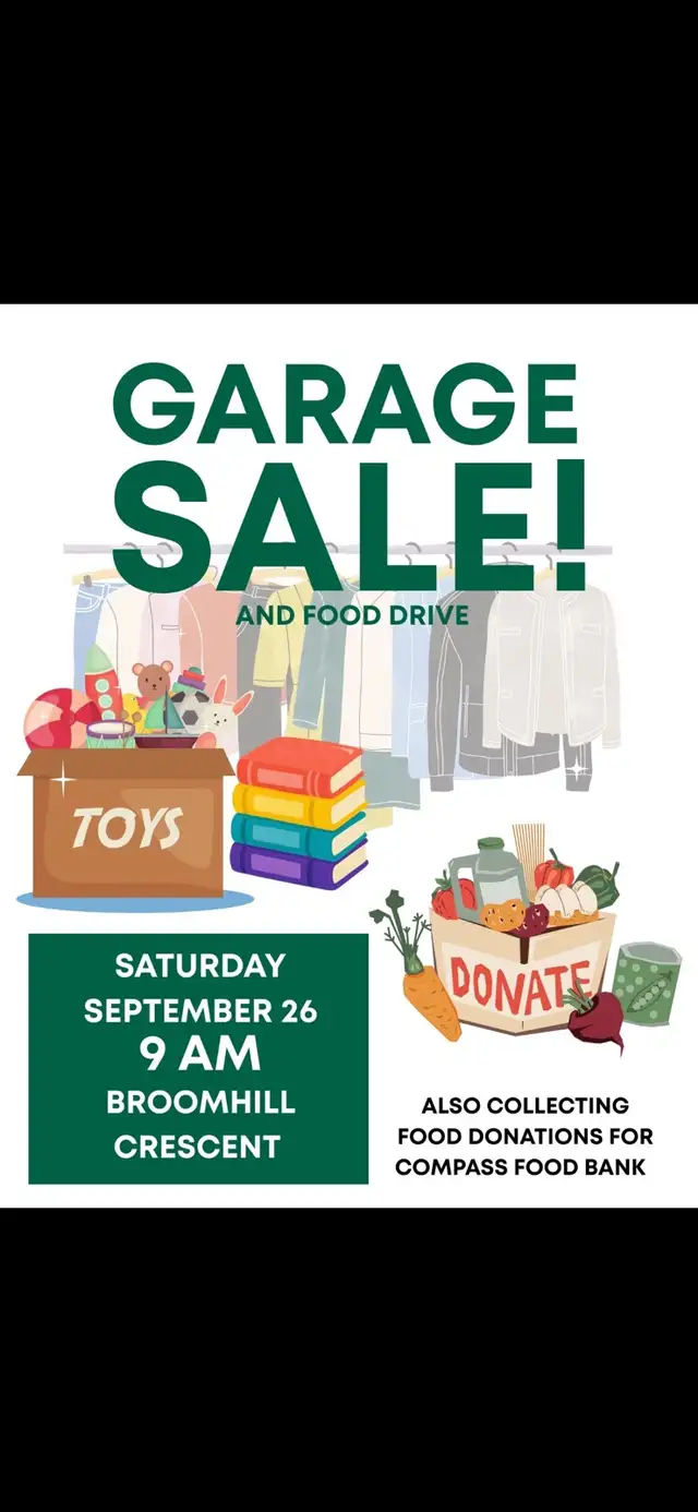Garage Sale and Food Drive