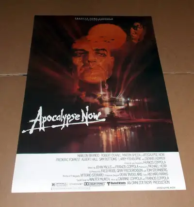 APOCALYPSE NOW POSTER, BRANDO, SHEEN, DUVALL, HOPPER, View more