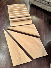 Solid White Oak Stair Treads