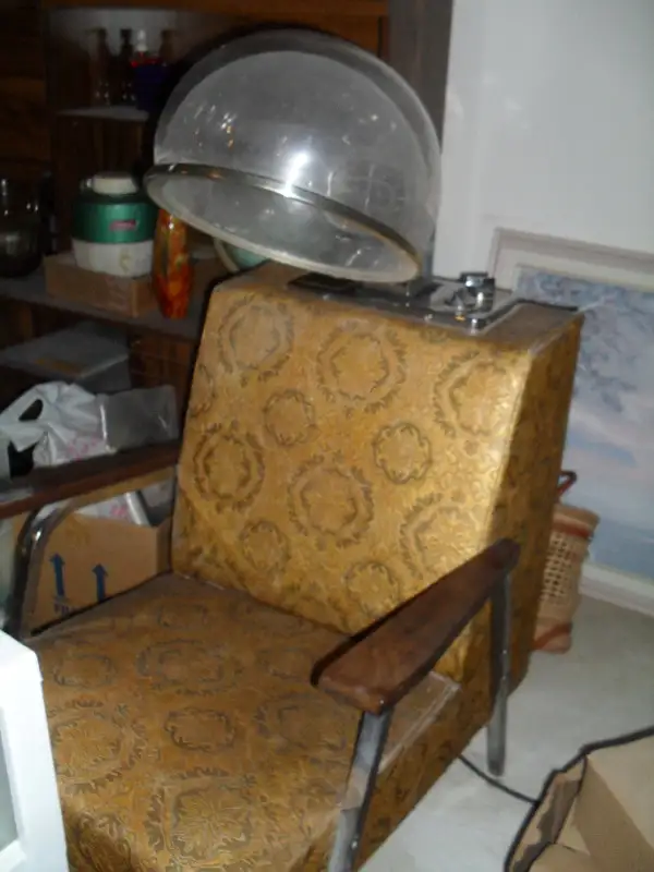 Vintage Hair Dryer Salon Chair