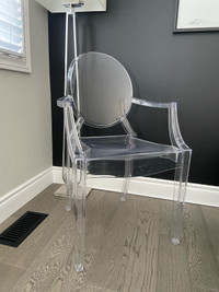 Clear Contemporary acrylic chair