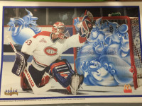 Montreal Canadiens McDonalds Ghosts of the Forum placemats 1996