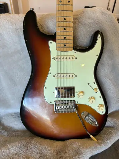 Fender/Mjt Partscaster Strat Mjt sunburst HSS nitro finished alder boy Genuine Fender maple MIM Stra...