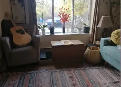 Cozy, artistic newly renovated shared accommodation available downtown Penticton. Spacious room with...