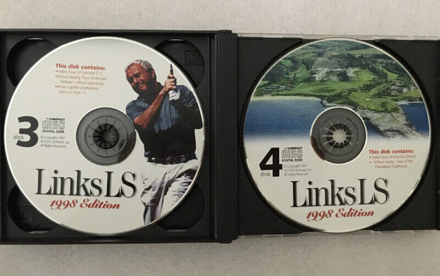 Kapalua Links LS 1998 Edition - Four (4) Disks in PC Games in London - Image 3