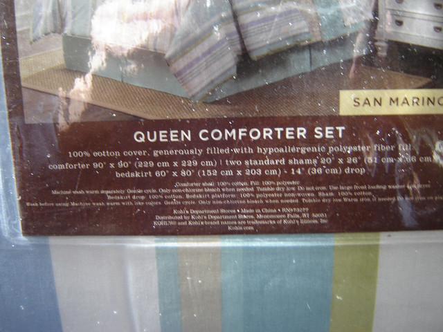 Queen Comforter Set (Sonoma life + style) in Bedding in St. Catharines - Image 4