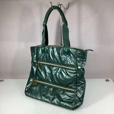 Metallic green tote bag - aa44, View more
