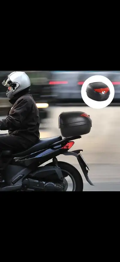 Detachable Scooter Motorcycle Trunk Top Case 24LTour Luggage Box, View more