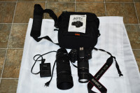 Canon T5I with two lenses and bag