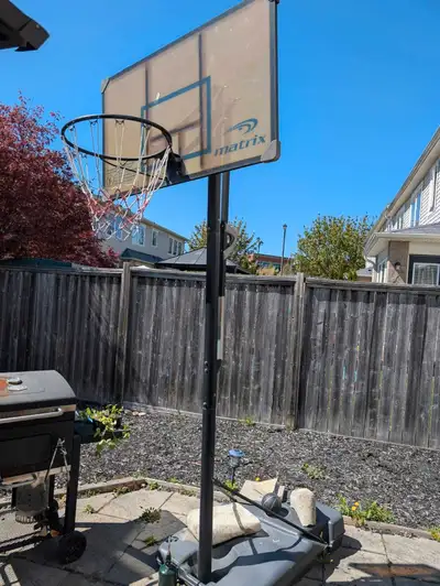 Portable and  adjustable basketball hoop, View more