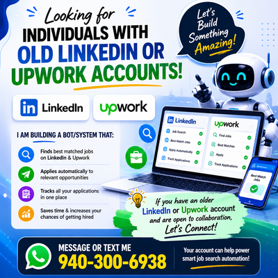 LinkedIn and Upwork Account Collaboration, View more