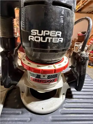 Craftsman Super Router, Table and Bits (24), View more
