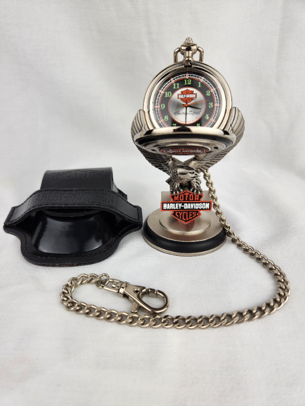 Harley Davidson Heritage Softail Pocket Watch in Jewellery & Watches in City of Toronto - Image 3