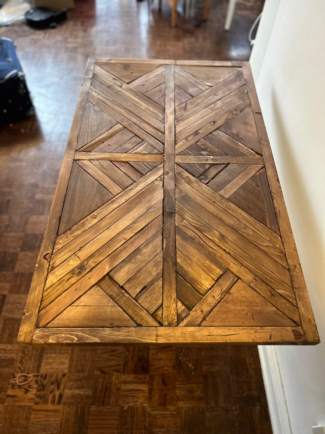 DIY handmade modern reclaimed wood table in Dining Tables & Sets in Ottawa - Image 4