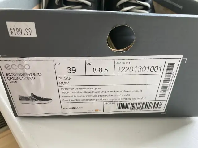 Ecco women's golf casual hybrid shoes, size 8-8.5 in Golf in Ottawa - Image 5