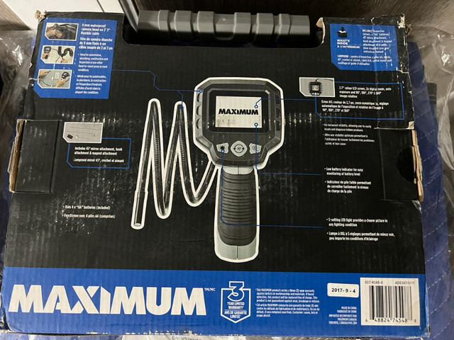 MAXIMUM Digital Inspection Camera with 2.7” LCD and 3.3' Cable | General  Electronics | Edmonton | Kijiji