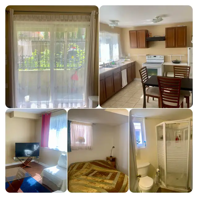 Bright walk out unit for rent in Richmond Hill