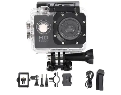 Motorcycle Helmet Camera 4K Go Pro Sports Submersible Video Extreme Depotiva D Waterproof Outdoor Cy...