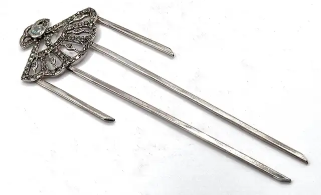 Jeweled Hair Comb 925 Silver NEW in Jewellery & Watches in Mississauga / Peel Region - Image 4