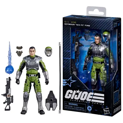 New in box, direct from Hasbro. G.I. Joe Classified Series #177, Seymour “Sci-Fi” Fine Action Figure...