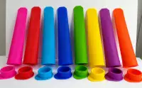 Set of 8 silicone popsicle molds