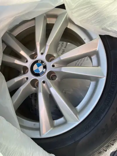 50-60% used. Good condition. For 2018 BMW X5 winter set OEM. OBO, serious inquiries only.